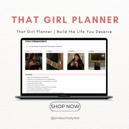 That Girl Planner